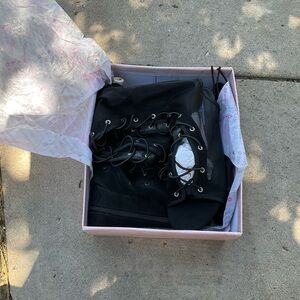 Cape Robbin Lace-Up Sandals size 8